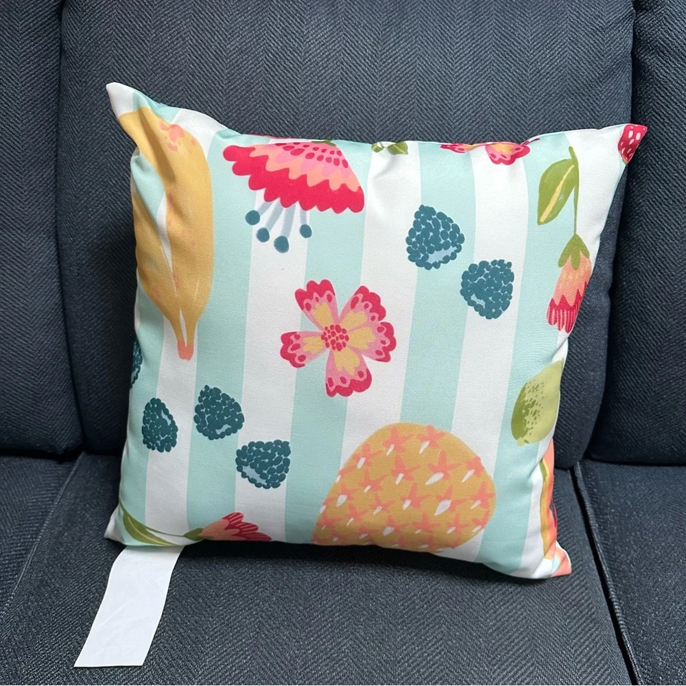 Sonoma Tropical Fruit Outdoor Accent Pillows - Multicolor set of 2